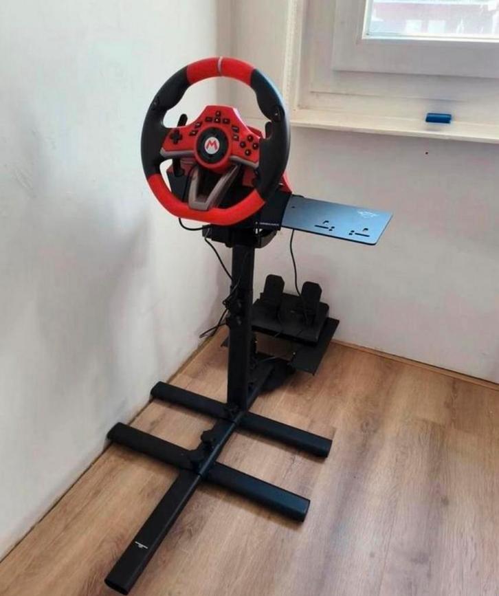 Mario Kart Racestuur Pro Deluxe + Adapter - Nieuw!, Spelcomputers en Games, Spelcomputers | Nintendo Portables | Accessoires, Nieuw