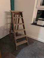 Vintage Schilderstrapje, Doe-het-zelf en Verbouw, Ladders en Trappen, Ophalen of Verzenden, Gebruikt, Trap, Minder dan 2 meter