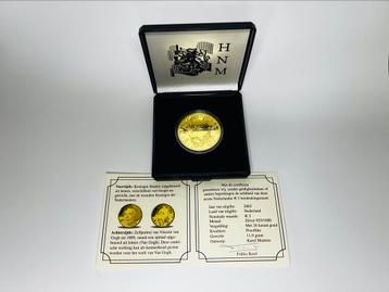 5 Euro Vincent van Gogh 2003 Zilver met Goud verguld Proof beschikbaar voor biedingen