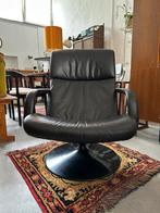 Vintage design leren Artifort F142 fauteuil, jaren 60, Huis en Inrichting, Fauteuils, Ophalen, Gebruikt, -, -