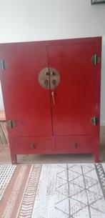 Rode Chinese kast, Antiek en Kunst, Ophalen