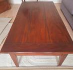 Prachtige Mahonie bruine salontafel, Gebruikt, 100 tot 150 cm, Klassiek, Minder dan 50 cm