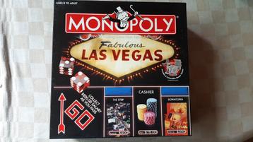 bordspel new Monopoly Las Vegas Fabulous Monopolie  beschikbaar voor biedingen
