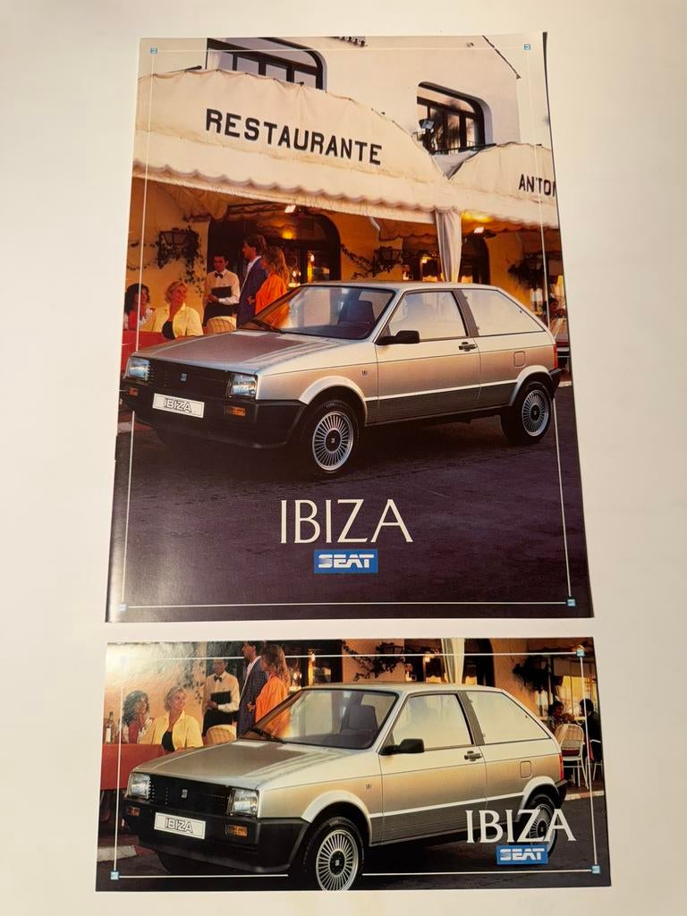 Seat Ibiza Brochures 1989, Gelezen, Diverse auteurs, Ophalen of Verzenden, Overige merken