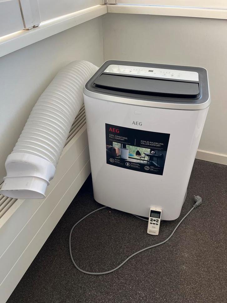 AEG Mobiele Airco - Koel je ruimte!, Witgoed en Apparatuur, Airco's, Zo goed als nieuw, Mobiele airco, Minder dan 60 m³, 3 snelheden of meer