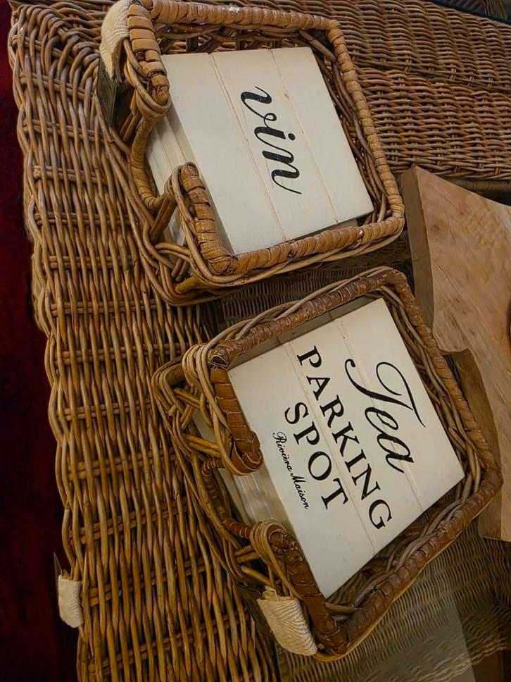 Riviera Maison Onderzetters 2 x, Huis en Inrichting, Woonaccessoires | Onderzetters, Zo goed als nieuw, Glas of Kopje, Ophalen of Verzenden