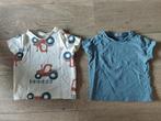 Twee t-shirts baby maat 62, Shirtje of Longsleeve, Ophalen of Verzenden, Zo goed als nieuw