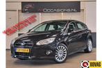 Ford Focus 1.0 EcoBoost Lease Titanium + LEDER (bj 2012), Auto's, Ford, Euro 5, 101 pk, Gebruikt, Zwart
