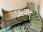 Mooi vintage kinderbed, Ophalen, Gebruikt, 70 tot 85 cm, Lattenbodem