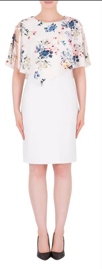 ZGAN Stretchy dolce met chiffon overlay JOSEPH RIBKOFF 46/48 beschikbaar voor biedingen
