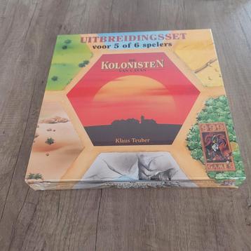 Kolonisten van Catan uitbreiding 5-6 personen in plastic! beschikbaar voor biedingen