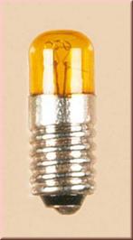 Gloeilamp Cylinder E 5,5 16V 0,05 A geel, Hobby en Vrije tijd, Modeltreinen | H0, Nieuw, Ophalen of Verzenden