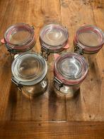 5 Weckpotten - 720ml, Huis en Inrichting, Keuken | Potten en Pannen, Ophalen, Zo goed als nieuw, Glas, Pot, Bus of Blik