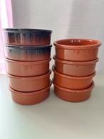 Tapas Schaaltjes 9 Stuks Terracotta Tapas/snacks/hapjes, Ophalen of Verzenden, Overige stijlen, Aardewerk, Schaal of Schalen
