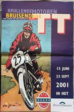 Poster 2001 Dutch TT Assen tentoonstelling Drents Museum, Verzenden, Zo goed als nieuw, Motoren