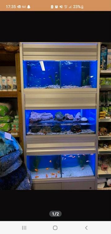 Aquarium stelling beschikbaar voor biedingen