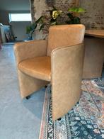 Eetkamerstoelen leer Leolux - 4 stuks, Huis en Inrichting, Ophalen, Gebruikt, Minder dan 75 cm, Leer