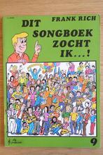 Frank Rich  -DIT SONGBOEK ZOCHT IK..!  9, Muziek en Instrumenten, Bladmuziek, Ophalen of Verzenden, Zo goed als nieuw, Keyboard