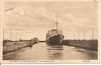 Ijmuiden De Johan van Oldenbarneveld in de nieuwste Sluis., Ophalen of Verzenden, 1920 tot 1940, Gelopen, Noord-Holland