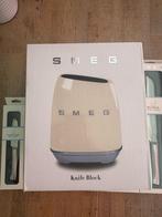 SMEG Messenblok : Créme / Outletprijs, Nieuw, Ophalen of Verzenden, Rvs of Chroom, Vaatwasserbestendig