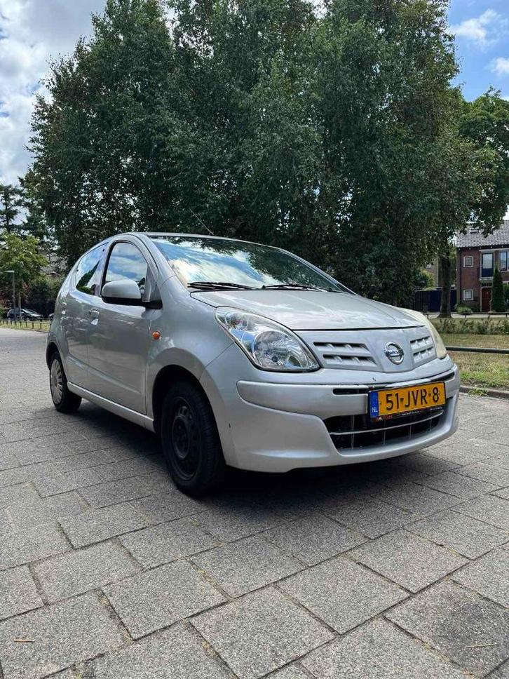Nissan Pixo 1.0 50KW 5D 2009 Grijs, Auto's, Nissan, Particulier, Pixo, Benzine, Euro 5, A, Hatchback, Handgeschakeld, Origineel Nederlands