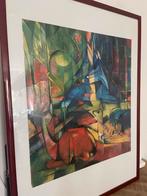 Schilderij Muurtooi met Herten, Antiek en Kunst, Ophalen