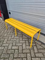 Halsband tuinbank 145cm fermob Luxembourg geel, Ophalen, Zo goed als nieuw, Minder dan 50 cm