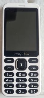 Zgn, gsm, uniqcell A3, wit, Telecommunicatie, Mobiele telefoons | Overige merken, Ophalen of Verzenden, Zo goed als nieuw