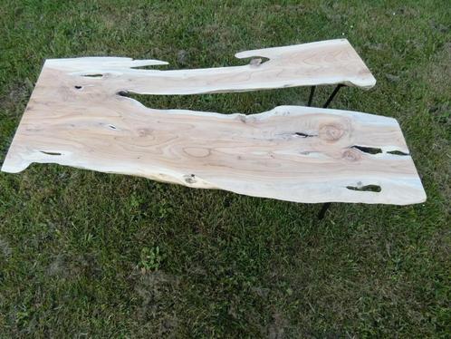 salontafel bijzettafel taxus boomstamtafel epoxy tafel, Huis en Inrichting, Tafels | Salontafels, Nieuw, Minder dan 50 cm, 50 tot 100 cm