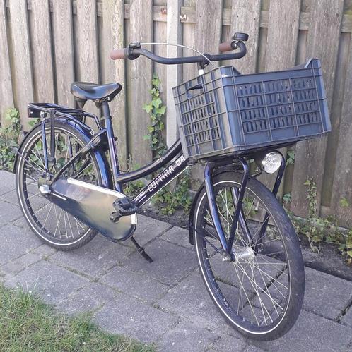 Cortina U4 Cargo blauwe fiets 24 inch 3 versnellingen, Fietsen en Brommers, Fietsen | Meisjes, Gebruikt, 24 inch, Versnellingen