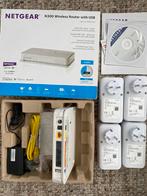 Netgear N300 router en draadloos netwerk devolo DVS 650, Computers en Software, Netwerk switches, Ophalen of Verzenden, Zo goed als nieuw