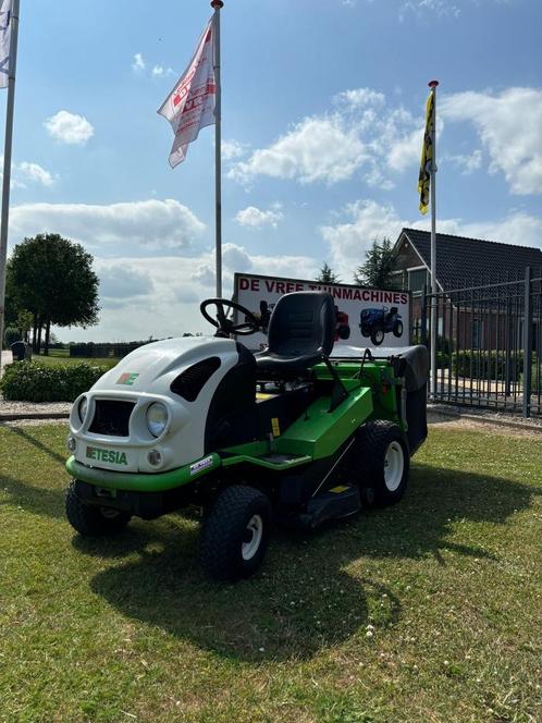 Etesia hydro 100 mvehh opvang zitmaaer, Tuin en Terras, Zitmaaiers, Zo goed als nieuw, 90 tot 120 cm, Elektrische starter, Mulchfunctie