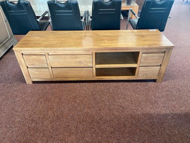 Houten TV-meubel met opbergruimte 170B 50H 50D, Huis en Inrichting, Kasten | Televisiemeubels, Gebruikt, Minder dan 100 cm, 100 tot 150 cm