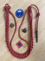 Franse nestel en geallieerde emblemen US, AU en CA., Ophalen of Verzenden, Landmacht, Amerika, Embleem of Badge