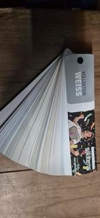 Sikkens Kleurwaaier - wit Weiss collection, Wit, Nieuw, Ophalen of Verzenden, Verf