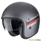 Scorpion BELFAST EVO ADONIS Jethelm, Zilver-Rood, Motoren, Kleding | Motorhelmen, Ophalen of Verzenden, Nieuw met kaartje