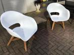 2 ZELDZAME DESIGN”KUIPSTOELEN “, Ophalen of Verzenden