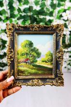 Oud schilderijtje van kunstenaar Mabel Hawkins, Antiek en Kunst, Kunst | Schilderijen | Klassiek, Ophalen of Verzenden