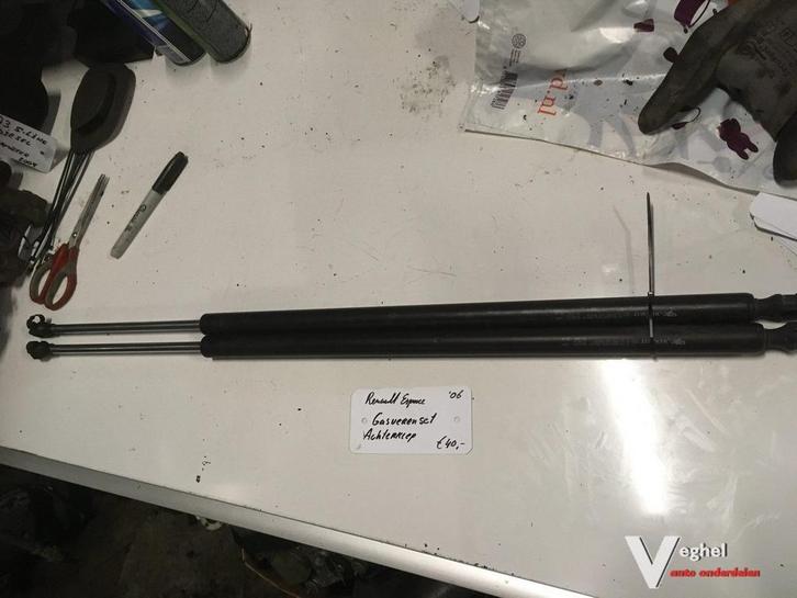 Renault Espace 2006 Gasveren set achterklep, Auto-onderdelen, Carrosserie en Plaatwerk, Gebruikt, Ophalen of Verzenden