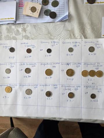 Oude Munten Collectie - Frankrijk, Duitsland, Argentinië beschikbaar voor biedingen