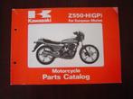 KAWASAKI Z550H GP 1981 parts catalog Z 550 GPz, Motoren, Handleidingen en Instructieboekjes, Kawasaki