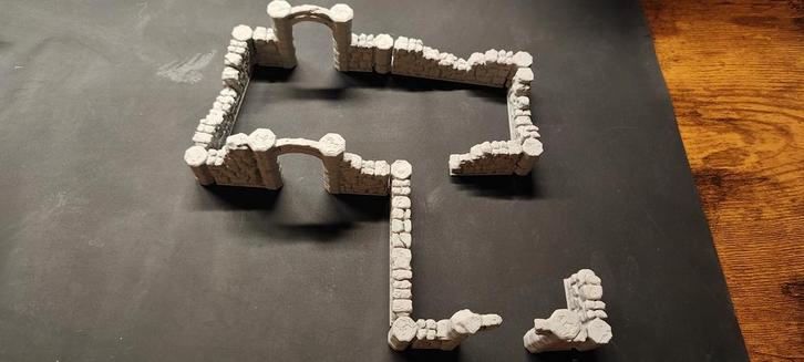 Starlink Ruins Starter Set - Dungeon Terrein 32mm, Hobby en Vrije tijd, Wargaming, Nieuw, Overige soorten, Toebehoren, Ophalen of Verzenden