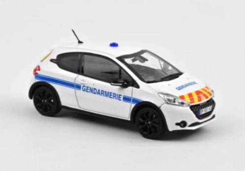 Peugeot 208 GTi 30TH 2014 Gendarmerie 1:43 NOREV ref: 472829, Hobby en Vrije tijd, Modelauto's | 1:43, Nieuw, Auto, Norev, Verzenden