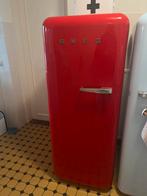 Smeg koelkast rood, Witgoed en Apparatuur, Koelkasten en IJskasten, Ophalen, 200 liter of meer, 160 cm of meer, Zo goed als nieuw