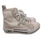 Josh V Berdina Crème Hoge Sneakers Bont  Maat 38, Verzenden, Beige, Josh V, Sneakers of Gympen