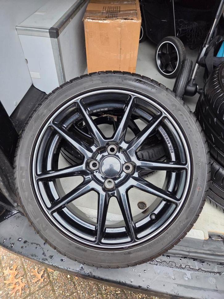 Brock RC22 16" Velgen met ZGAN Banden, Auto-onderdelen, Banden en Velgen, Banden en Velgen, All Season, 16 inch, 195 mm, Personenwagen