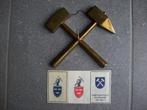mijnbouw - hamer houweel moker suikerzakjes haakje kapstok, Boeken, Ophalen of Verzenden