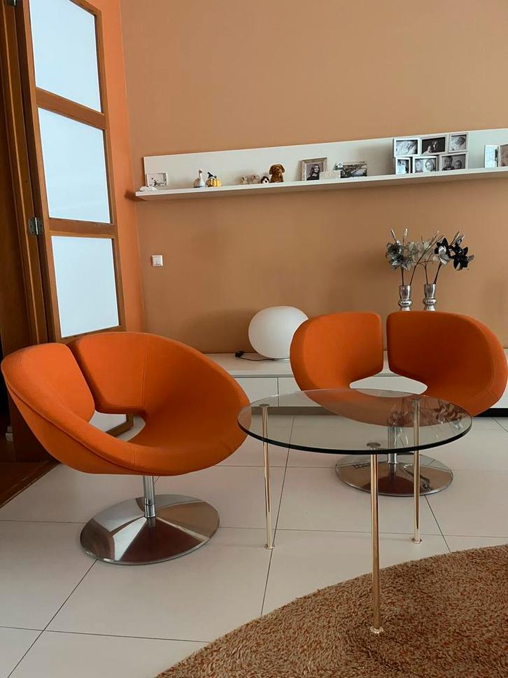 ARTIFORT Apollo loungestoel 2x, Huis en Inrichting, Fauteuils, Zo goed als nieuw, 50 tot 75 cm, 75 tot 100 cm, Ophalen