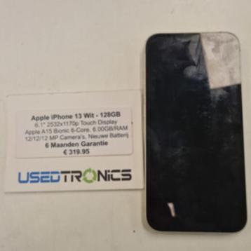 Apple iPhone 13 Wit - 128GB beschikbaar voor biedingen