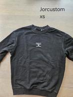 Jorcustom XS Zwart Sweatshirt, Zwart, Ophalen of Verzenden, Zo goed als nieuw, Jorcustom